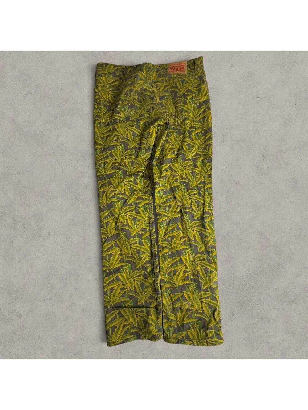 Levi's 511 Slim Fit Banana Tree Print Jeans Men's Size 36x32